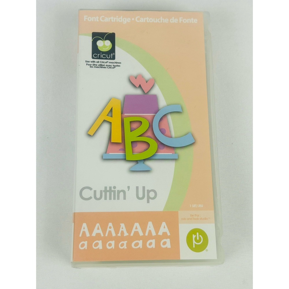 Cricut Type Cuttin' Up ABC Provo Craft Shapes Cartridge Set